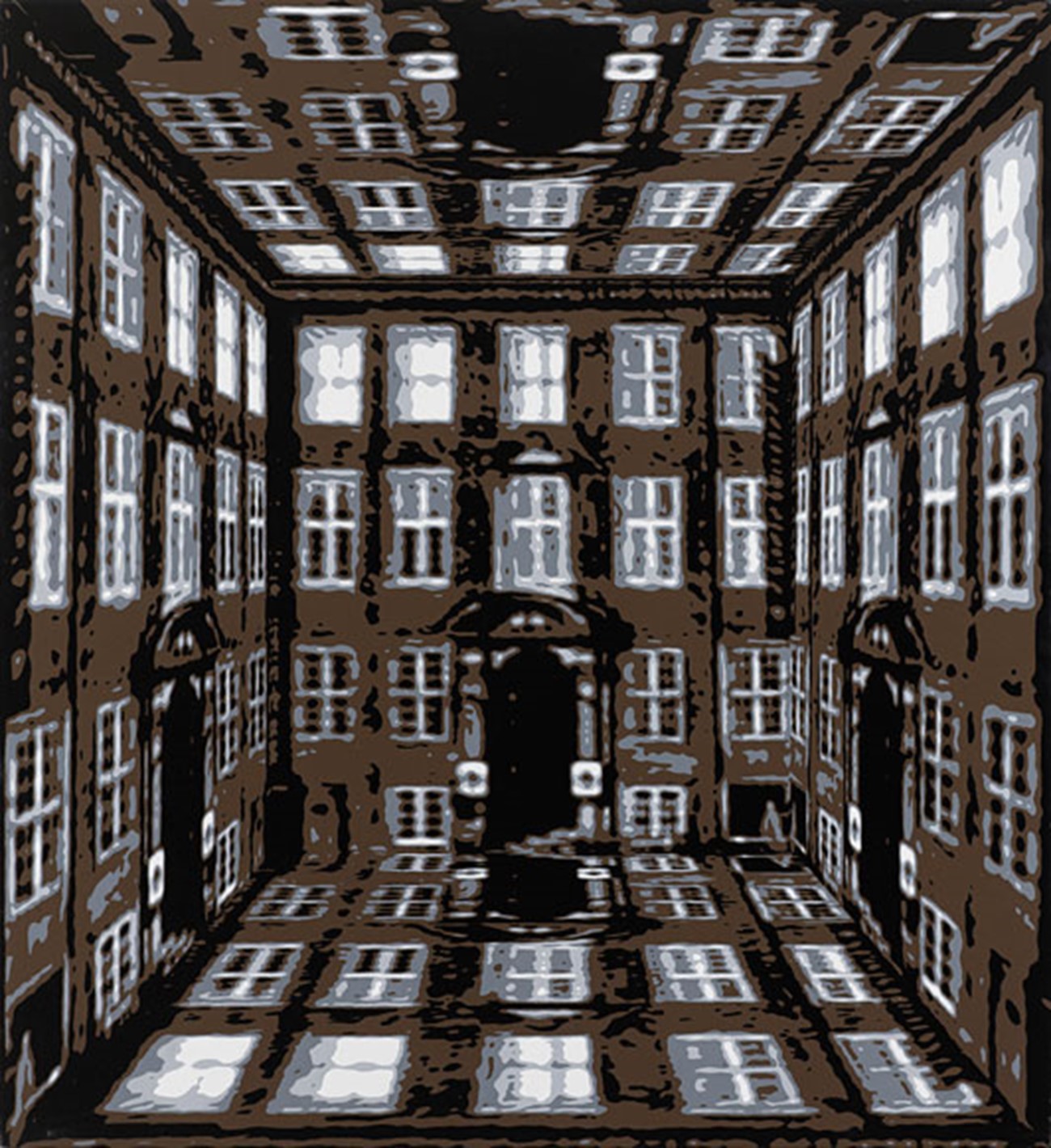Untitled (2), 2007, oil on canvas, 178 x 178 cm