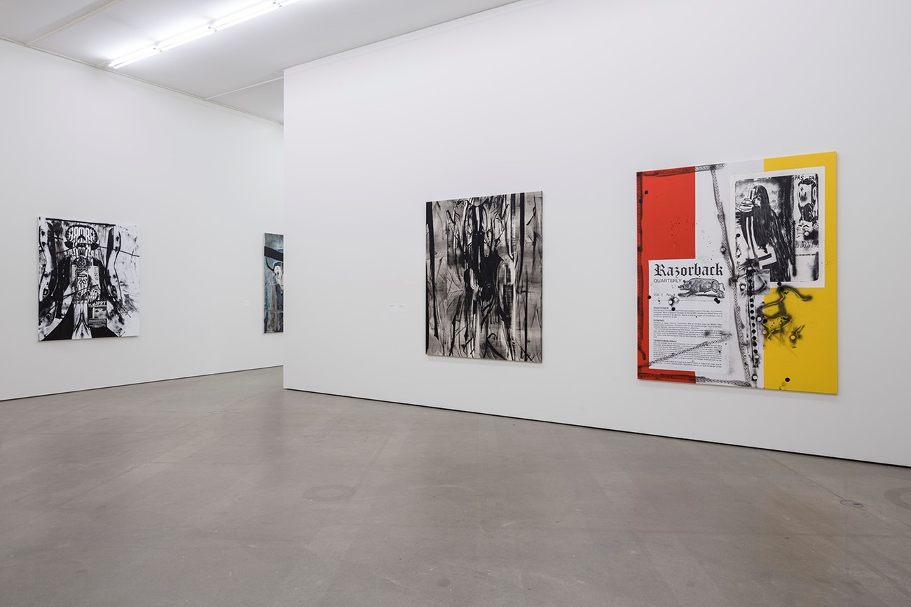 What's Left (is Republican Paint) - Nine Sisters, 2015 (2), Solo exhibition, installation view. ARoS Aarhus Art Museum (DK). Photo: Anders Sune Berg.