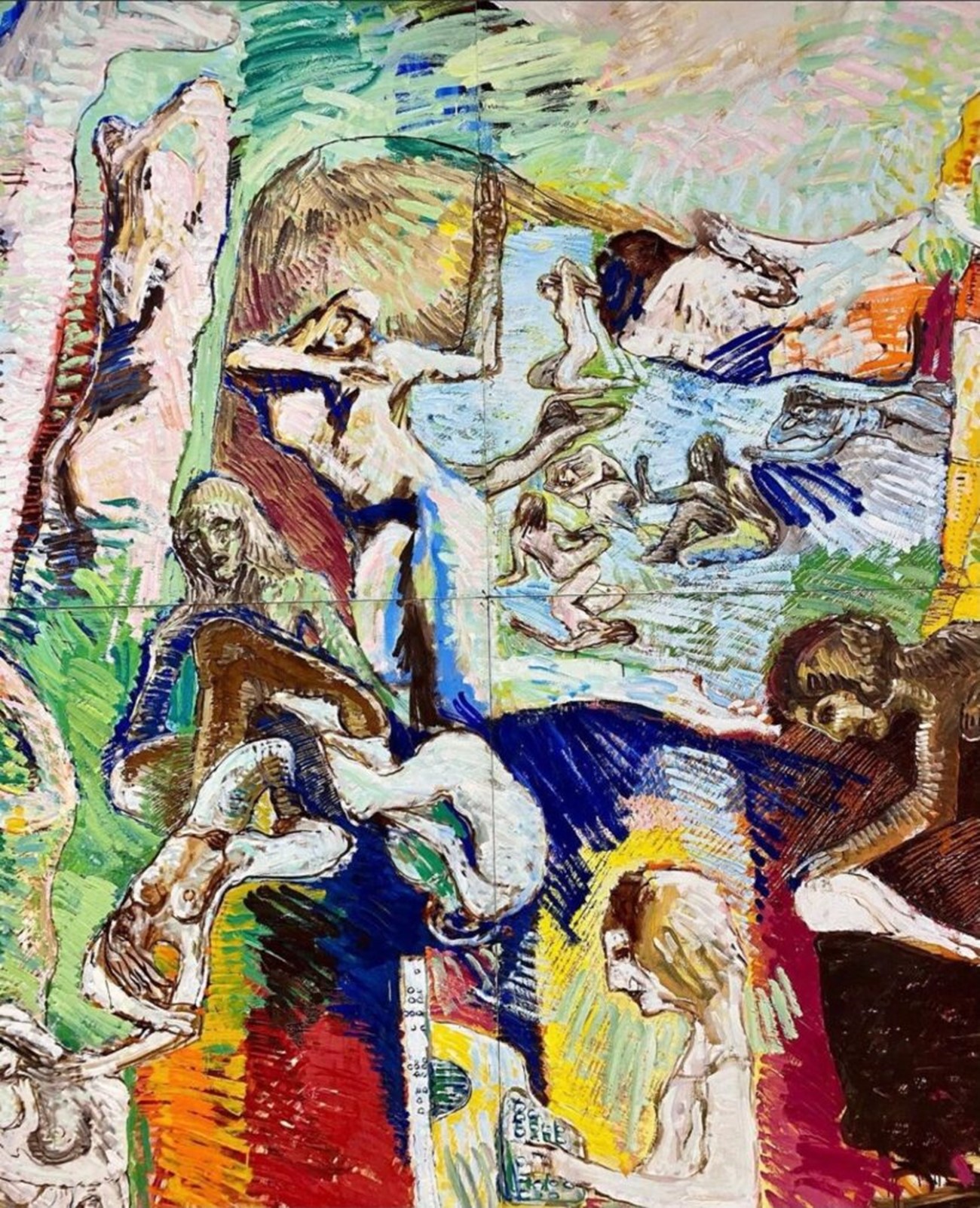 Untitled, 1973, Acrylic on board, 220h x 220w cm