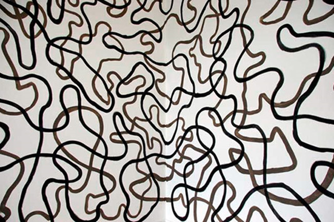 Installation — Installationview (4), Christian Skeel in collaboration w. Morten Skriver Interference 2003 installation