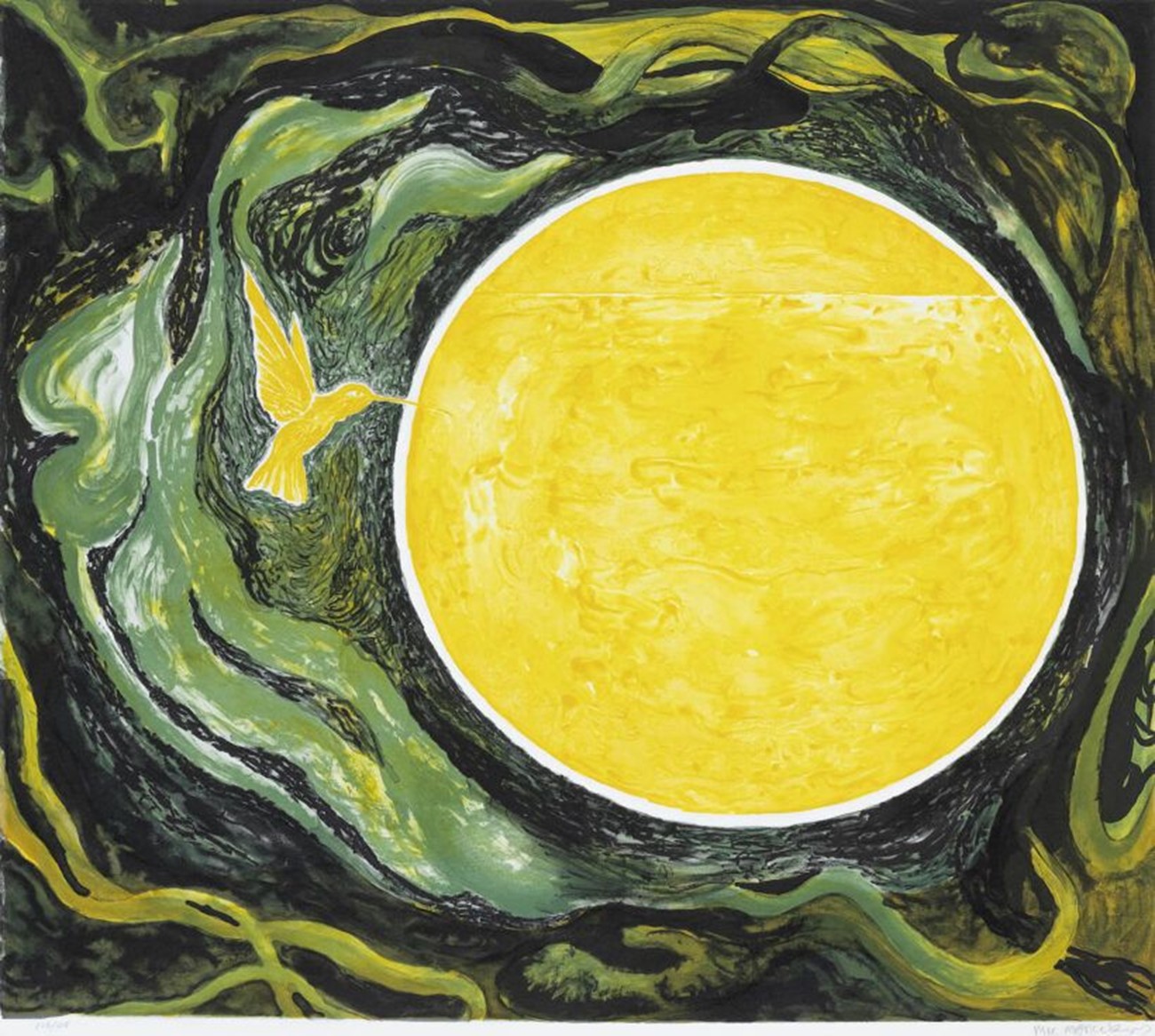 Portal, 2020, oil and acrylic on canvas, 170h x 190w cm (1)