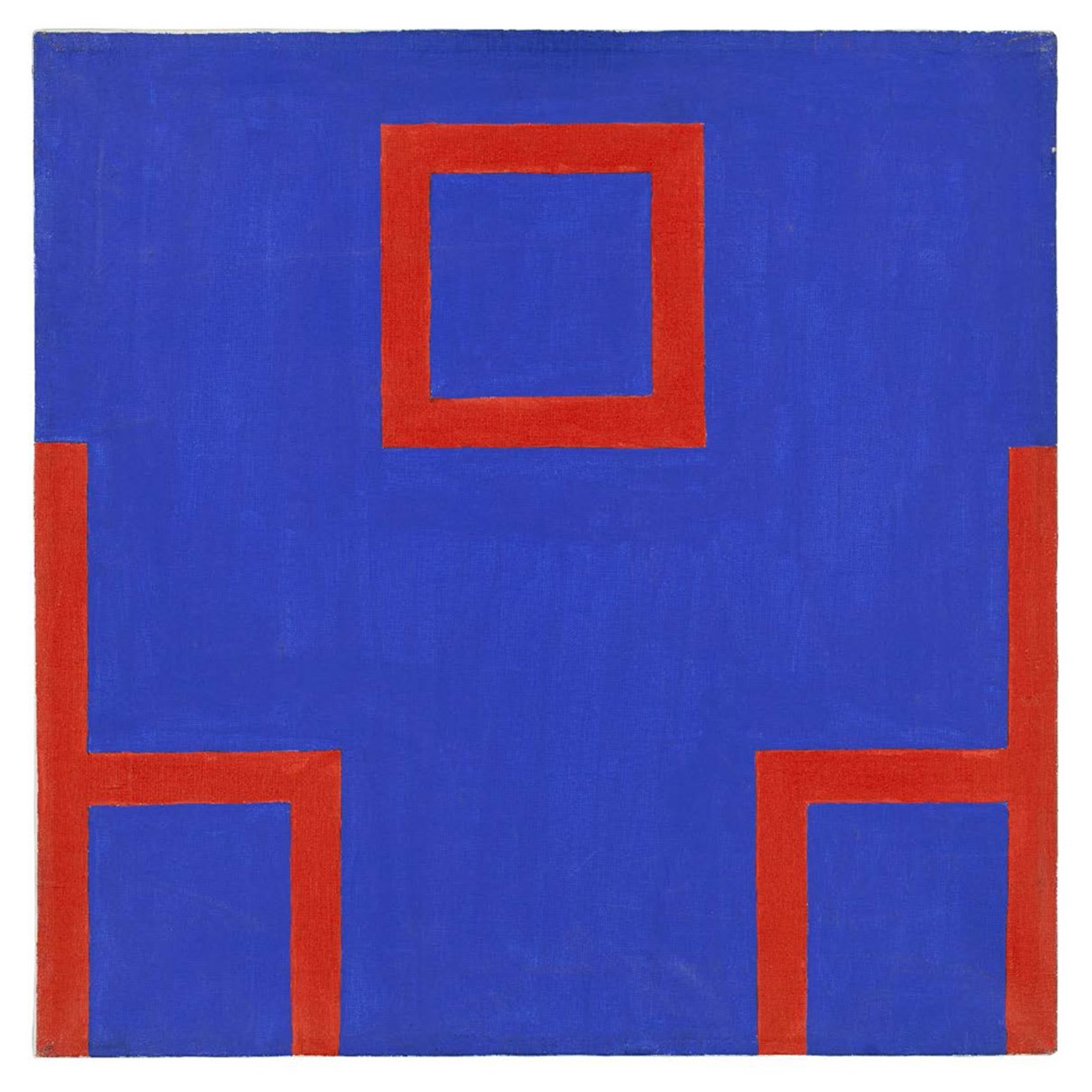 TO STOLE (hilsen til Per Arnoldi), 1986, acrylic on canvas, 50 x 50 cm