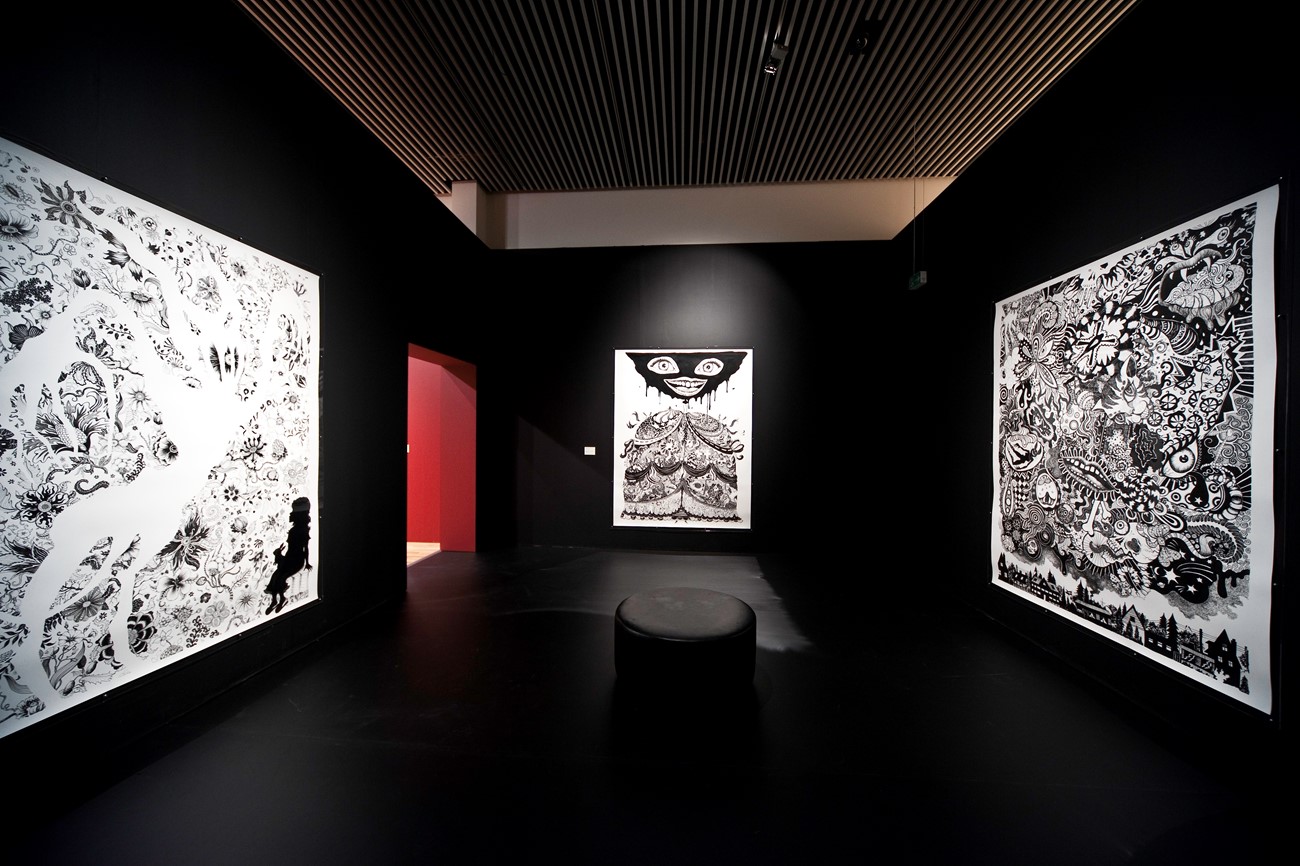 Installation views — Xenoglossy, 2010, Soloexhibition, Installationview. ARoS Aarhus Artmuseum (DK)