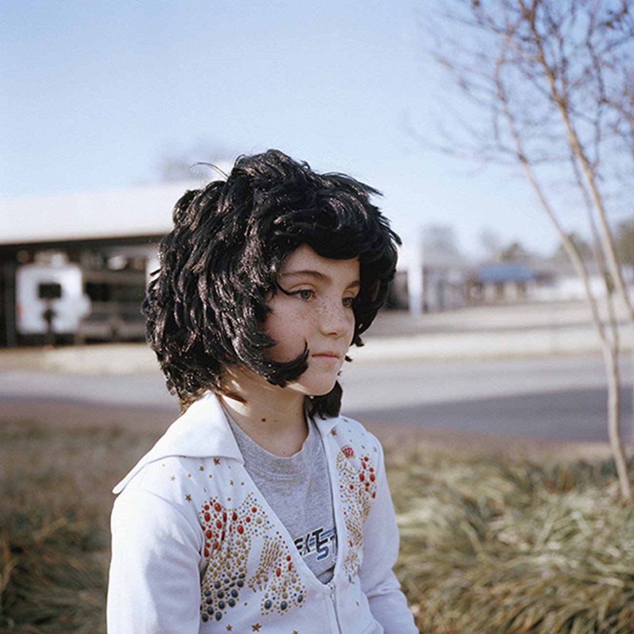 Little girl, Elvis Presley Boulevard, Memphis Tennessee, 2014, Inkjet Print