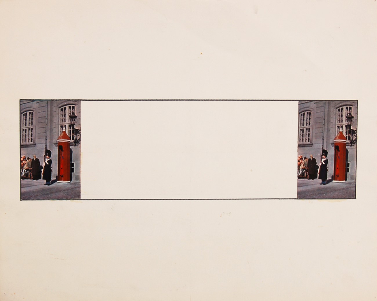 Other works — Albert Mertz: På vagt for rum, Albert Mertz: På vagt for rum. Photocollage, 34x45 cm, 1970