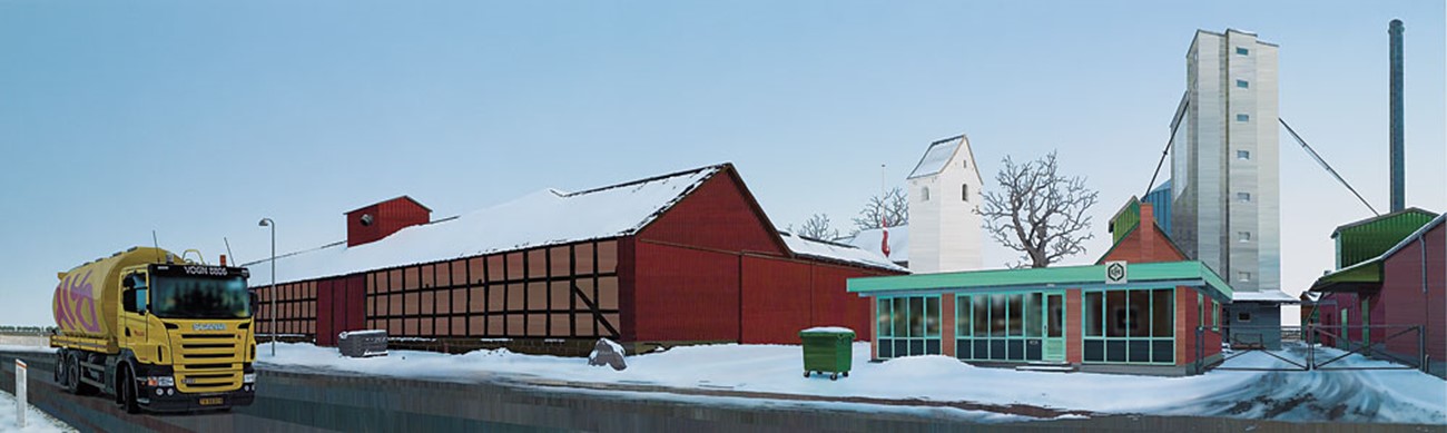 Public Art / Commisions — Fårup omegn potpourri, 2006, acrylic on board , 122 x 407 cm , Purchased by Københavns Kommunes Billedkunstudvalg