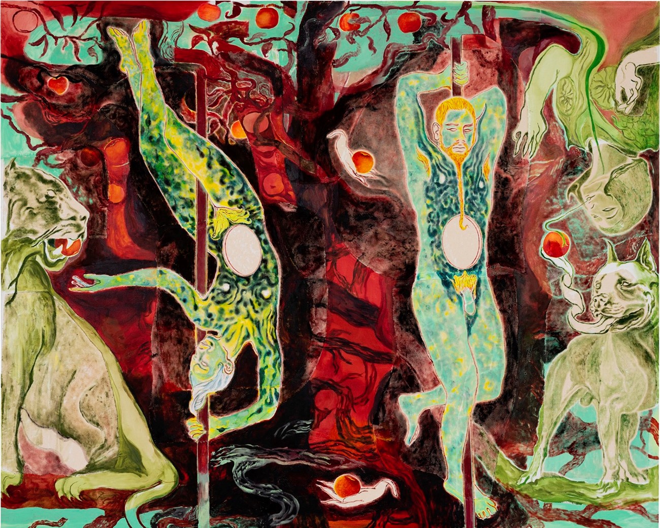 Fruit Hunter, 2022, oil on canvas, 200 x 250 cm