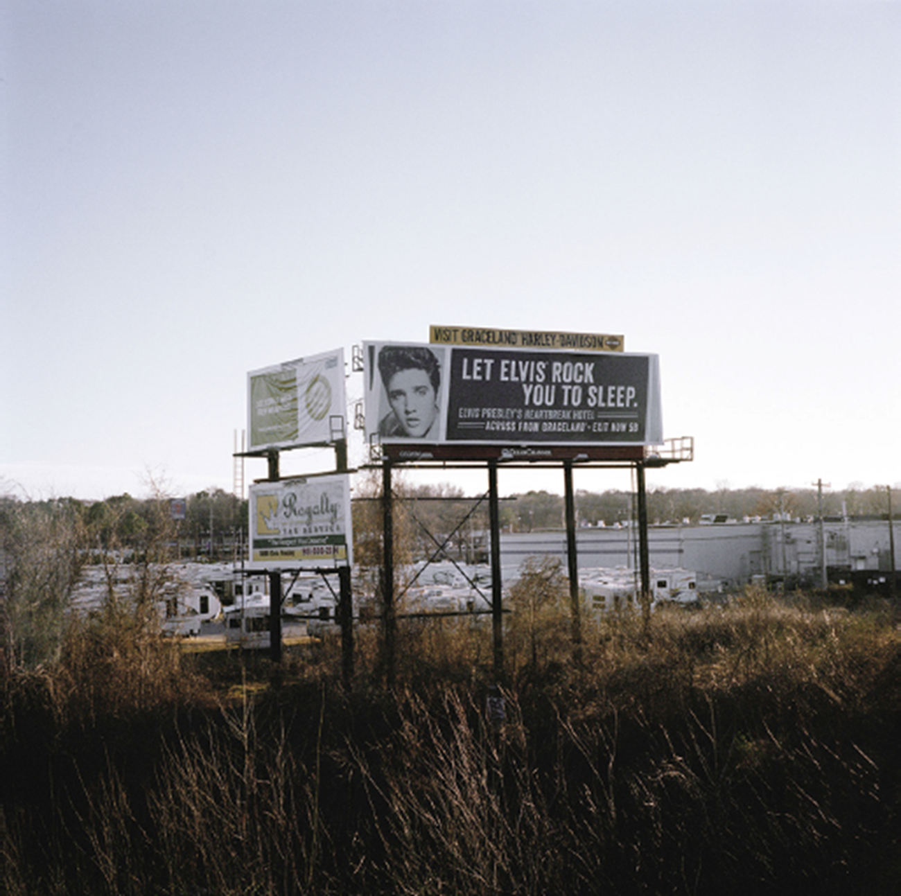 The billboard, Elvis Presley Boulevard, Memphis Tennessee., 2014, Inkjet print