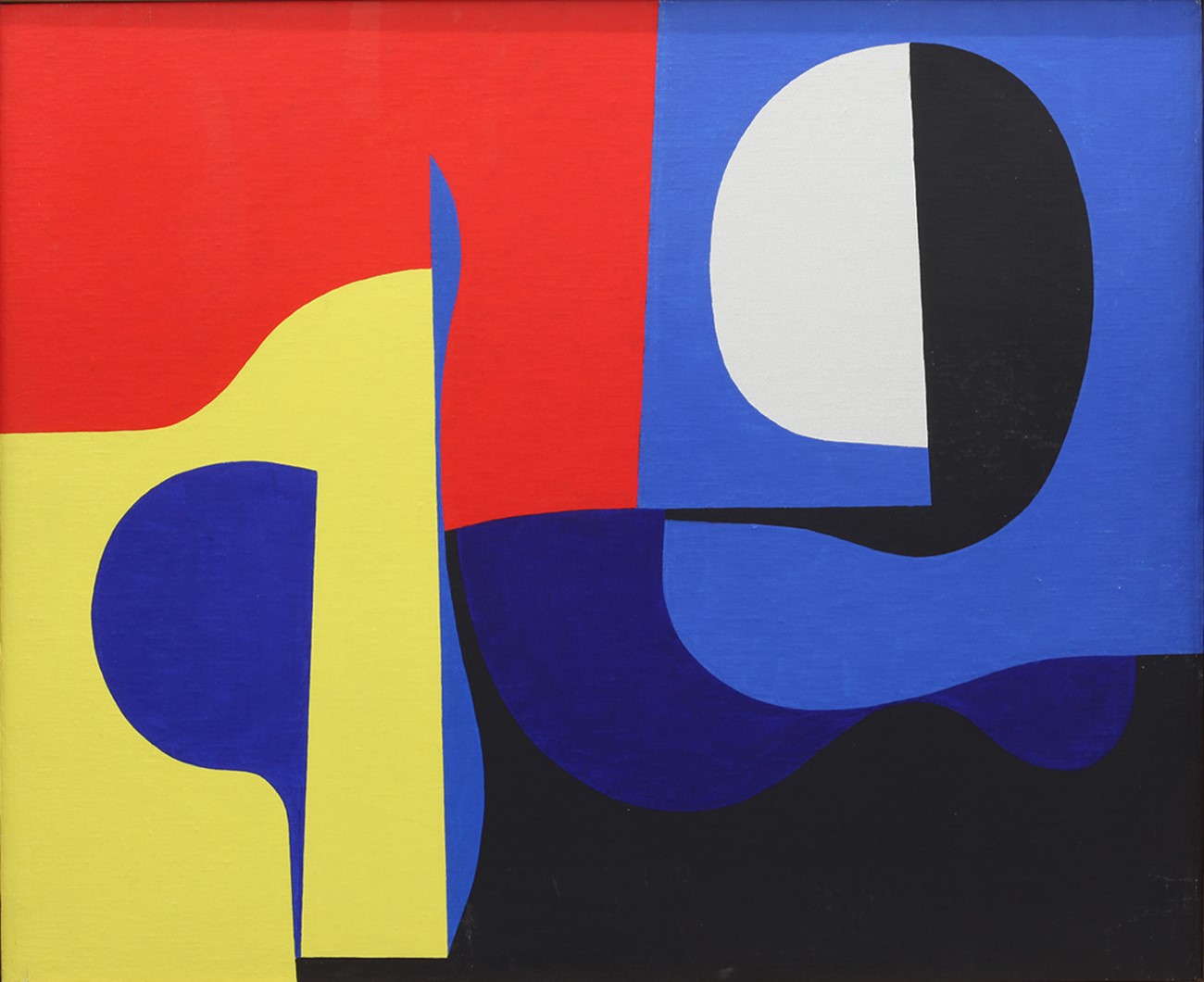 Paintings — Horisontal - Vertikal, Oil on masonite, 85 x 105 cm