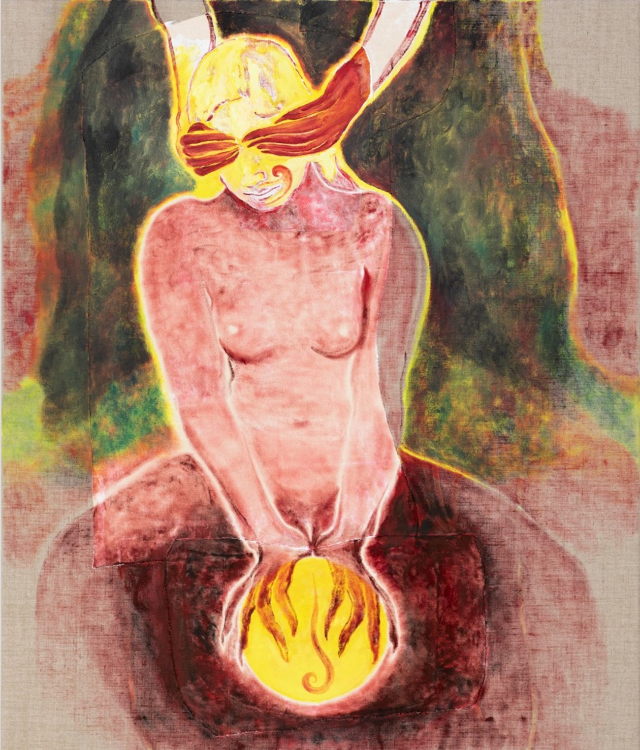 Rind, 2022, oil on canvas, 130 x 110 cm