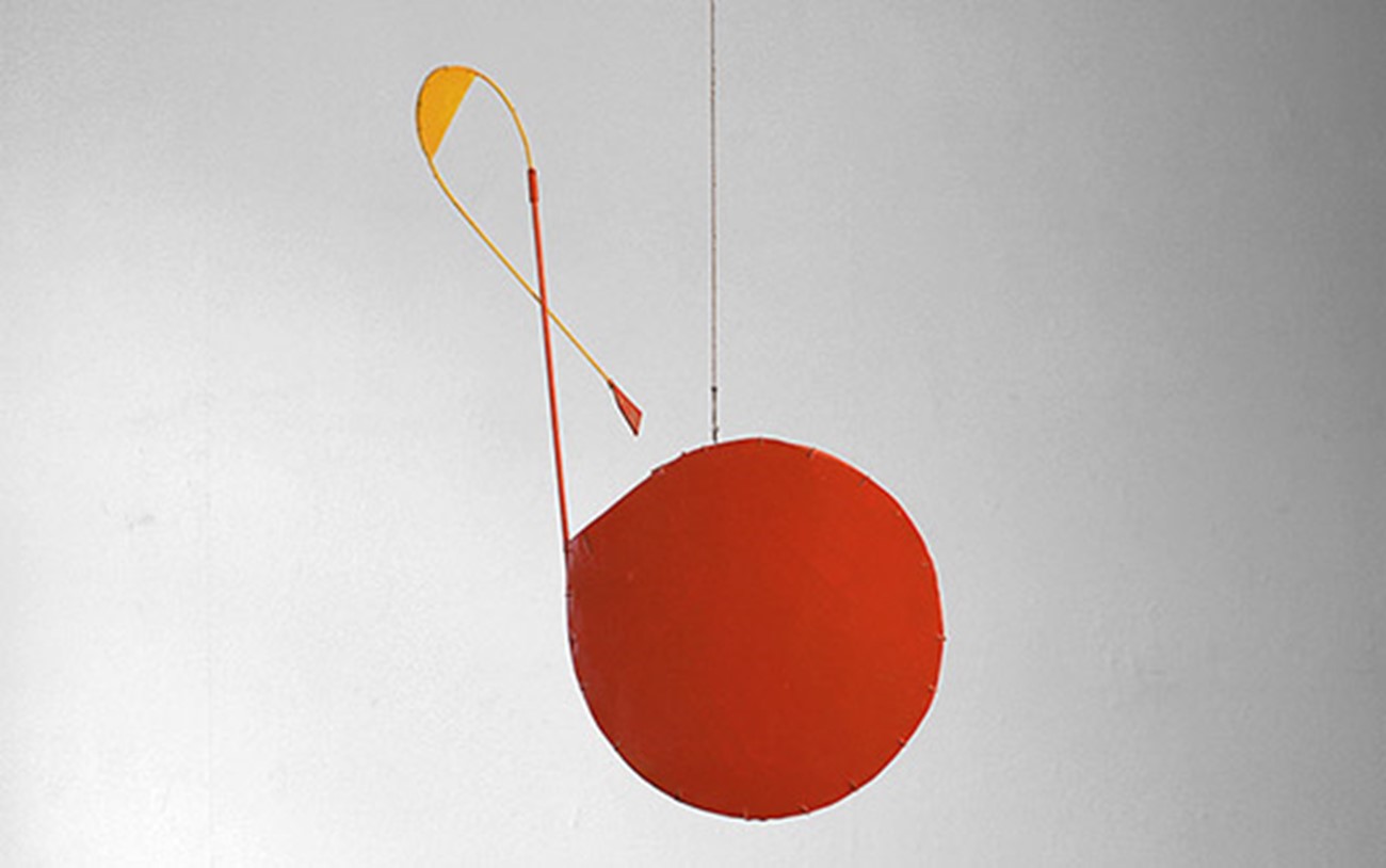 Mobiles — Komposition IV (Composition IV), 1998, Iron and aluminium, H 70 cm, 120 cm Ø